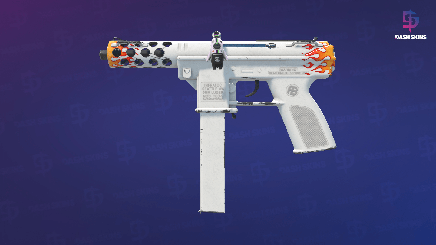 Tec-9 | Whiteout (Field-Tested) Screenshot Playside