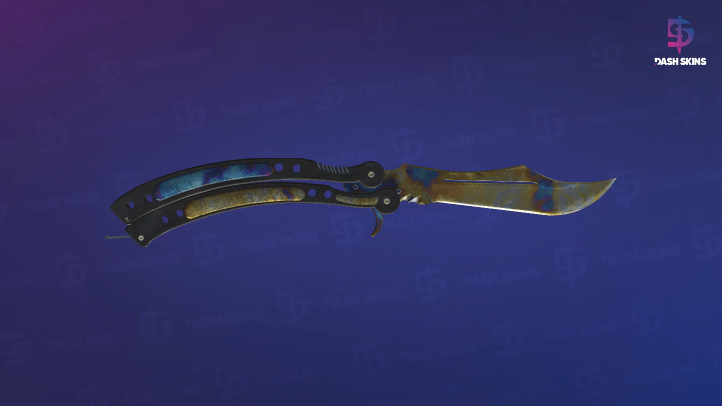 ★ Butterfly Knife | Case Hardened (Battle-Scarred) Screenshot Playside