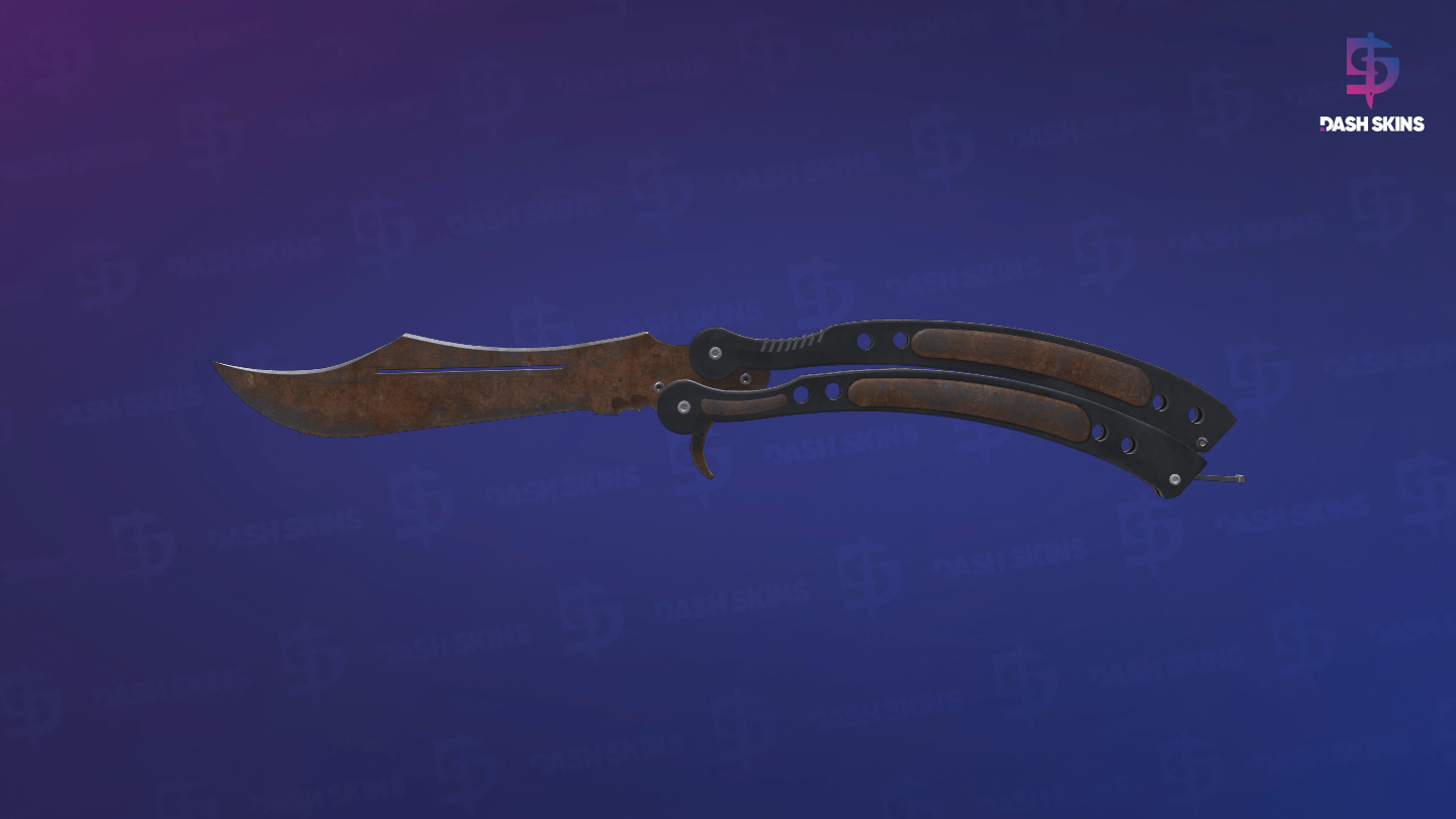 ★ Butterfly Knife | Rust Coat (Battle-Scarred) Screenshot Playside