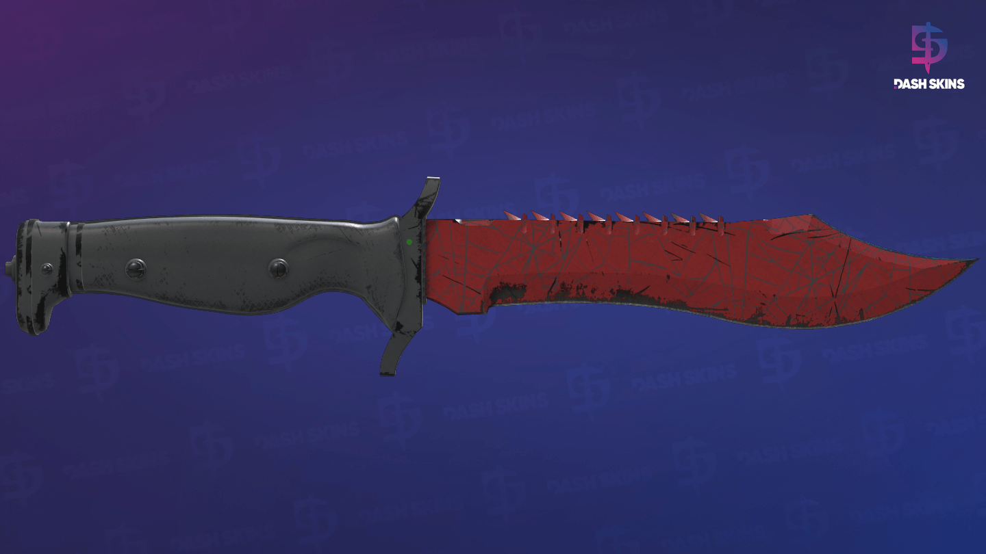 ★ Bowie Knife | Crimson Web (Field-Tested) Screenshot Playside