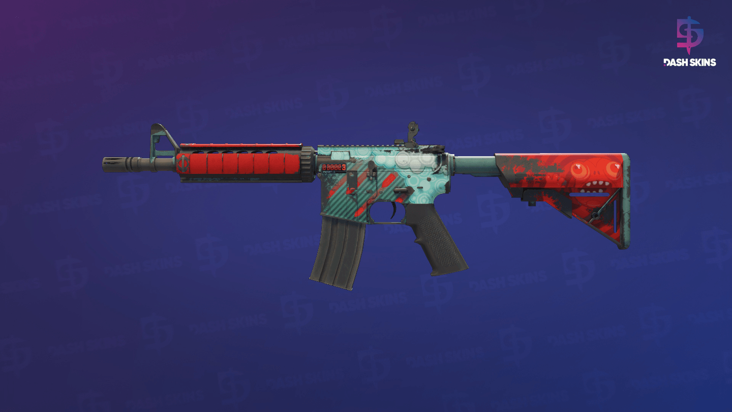 StatTrak™ M4A4 | Bullet Rain (Field-Tested) Screenshot Playside