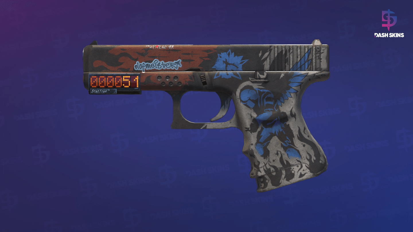 StatTrak™ Glock-18 | Sacrifice (Factory New) Screenshot Playside