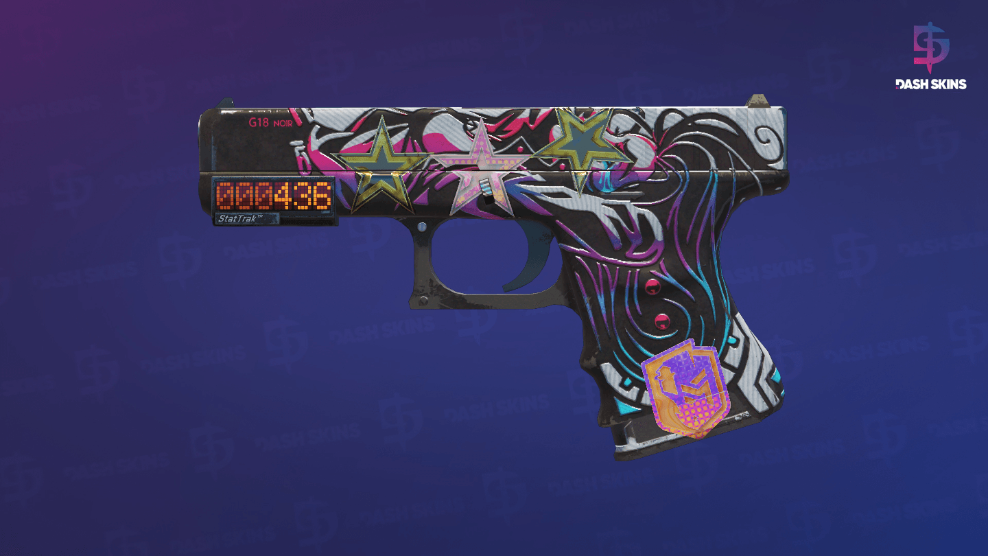 StatTrak™ Glock-18 | Neo-Noir (Field-Tested) Screenshot Playside