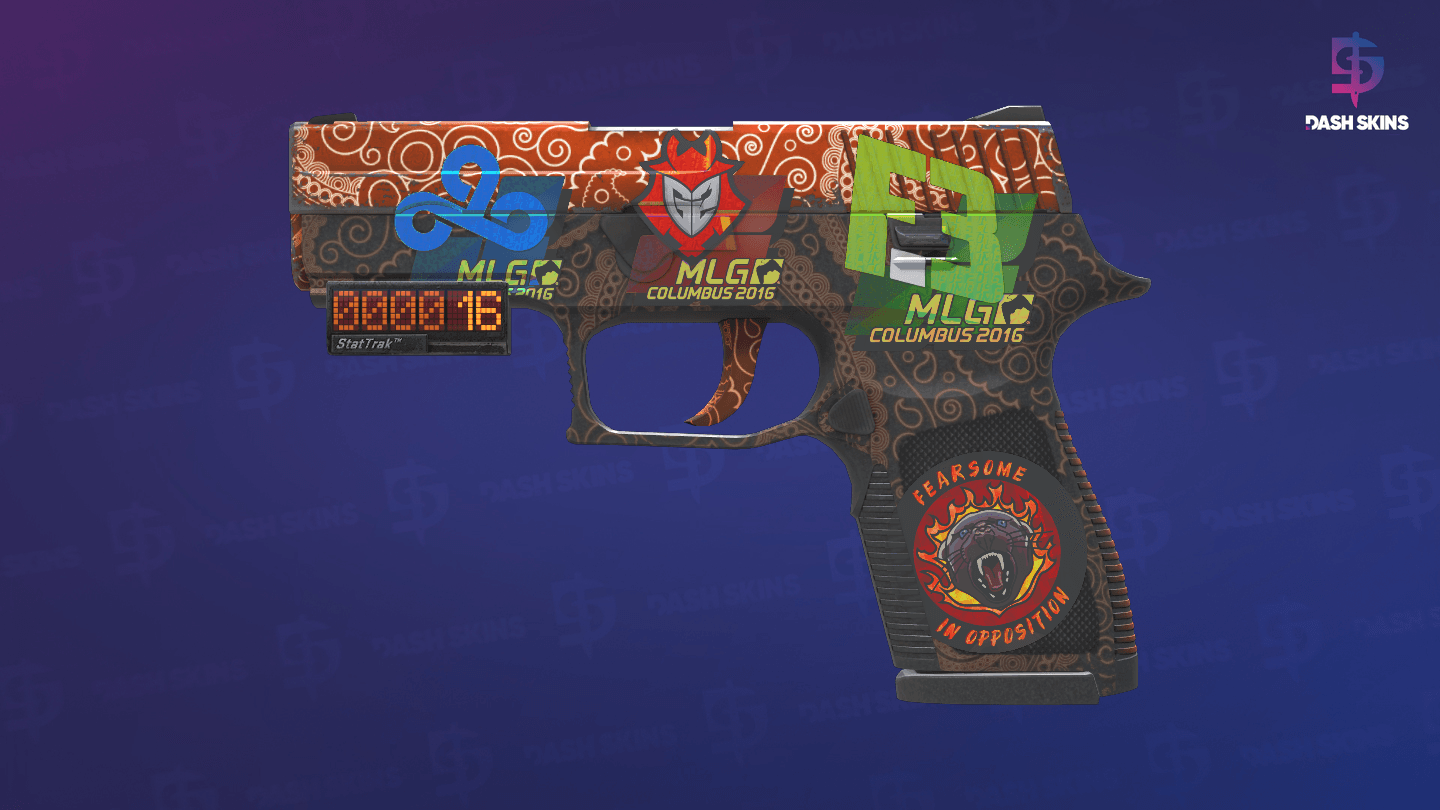 StatTrak™ P250 | Mehndi (Field-Tested) Screenshot Playside