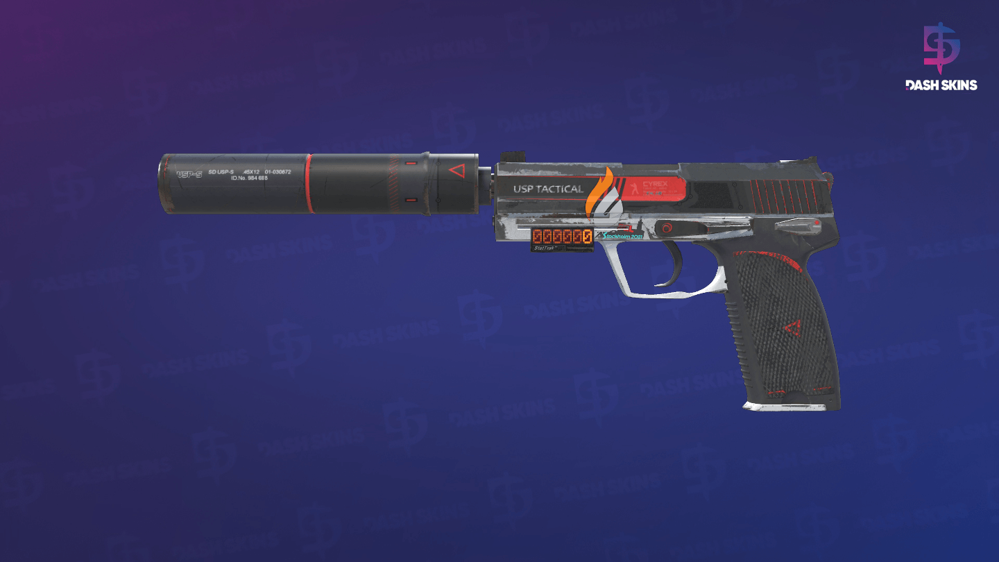 StatTrak™ USP-S | Cyrex (Field-Tested) Screenshot Playside