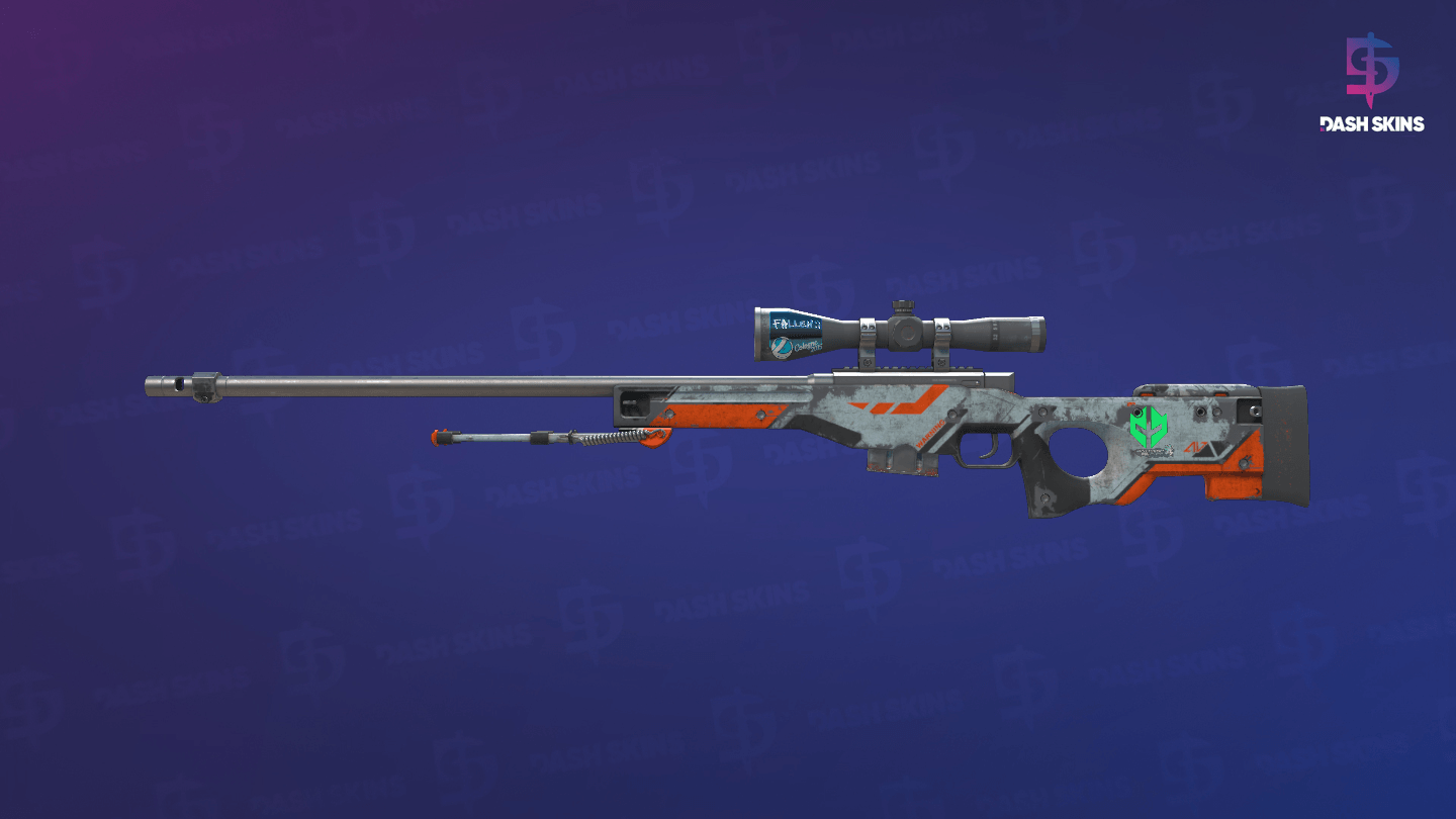 AWP | Asiimov (Battle-Scarred) Screenshot Playside