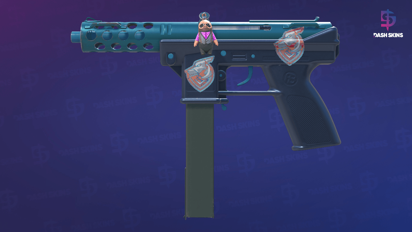 Tec-9 | Blue Blast (Factory New) Screenshot Playside