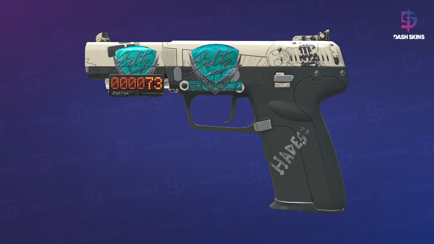 StatTrak™ Five-SeveN | Kami (Minimal Wear) Screenshot Playside