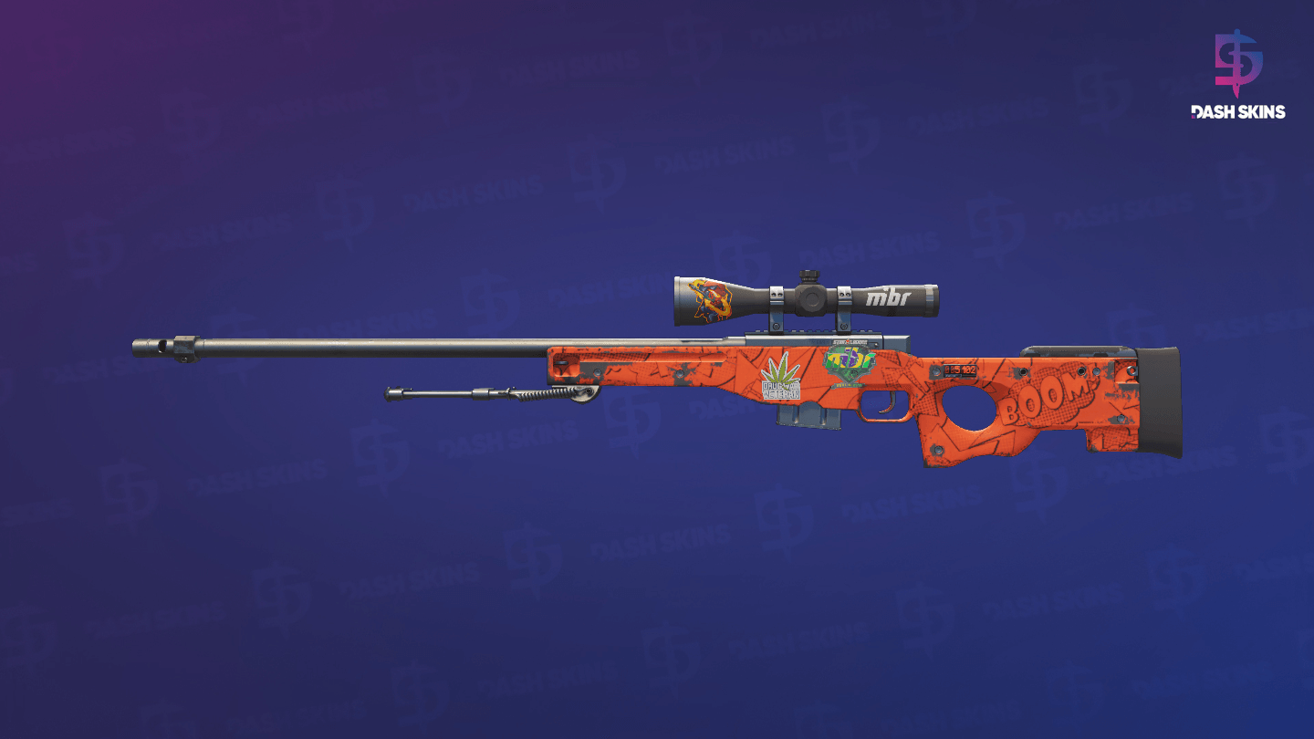 StatTrak™ AWP | BOOM (Field-Tested) Screenshot Playside