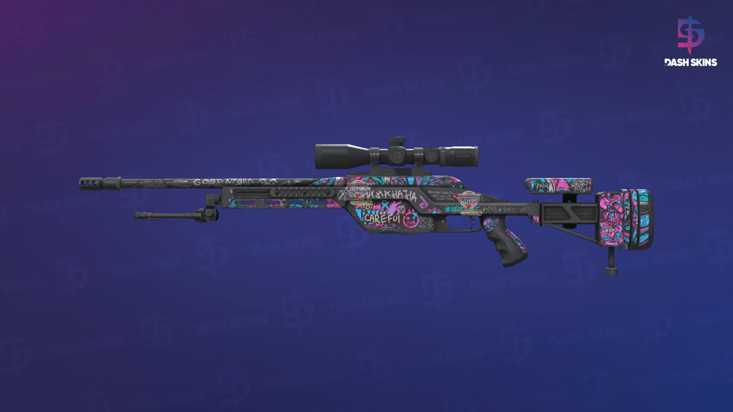 SSG 08 | Fever Dream (Well-Worn) Screenshot Playside