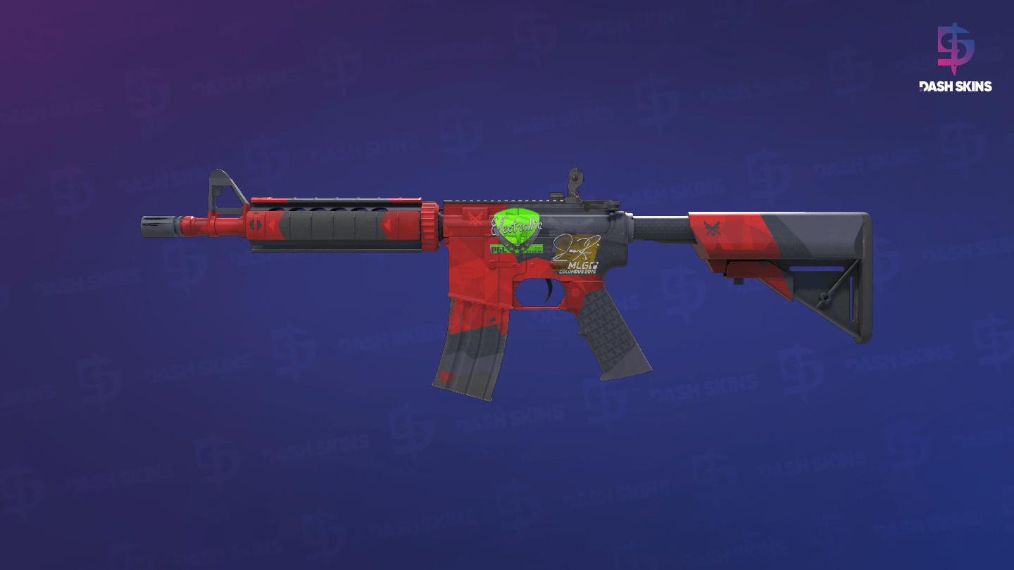M4A4 | Evil Daimyo (Minimal Wear) Screenshot Playside