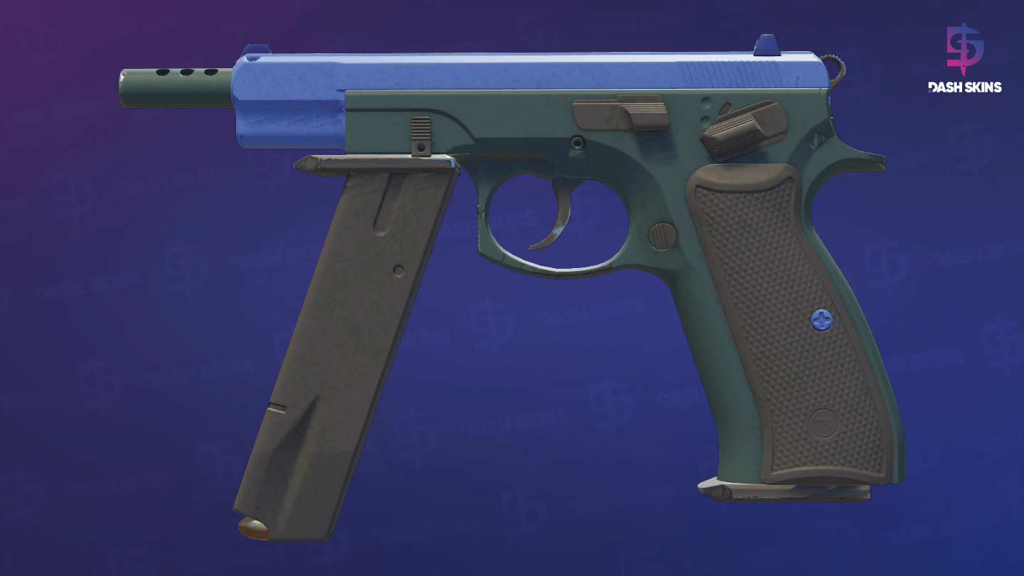 CZ75-Auto | Indigo (Minimal Wear) Screenshot Playside