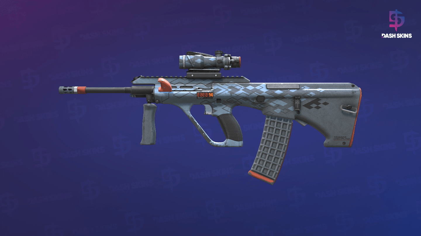 StatTrak™ AUG | Trigger Discipline (Field-Tested) Screenshot Playside