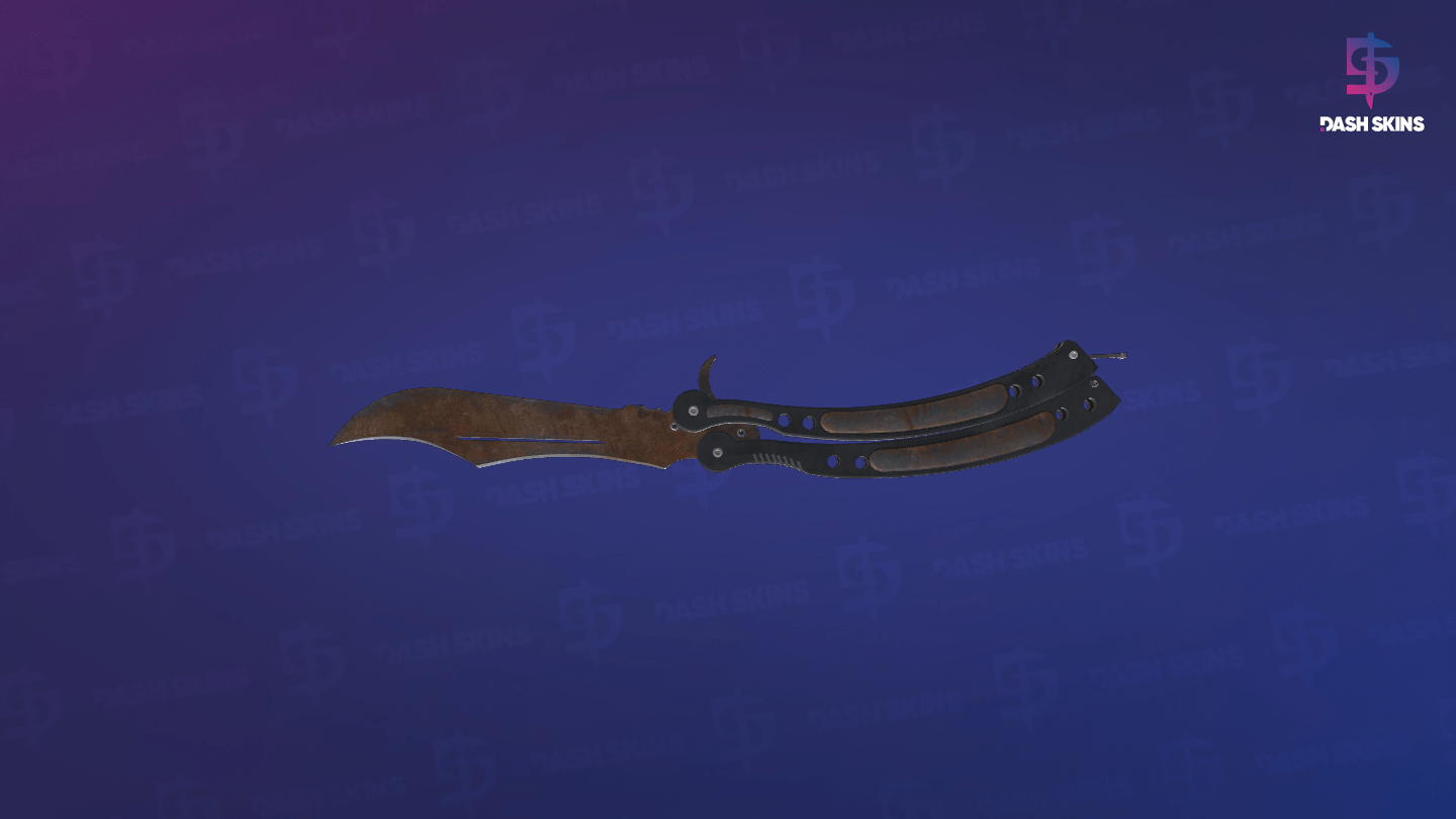 ★ Butterfly Knife | Rust Coat (Battle-Scarred) Screenshot Playside