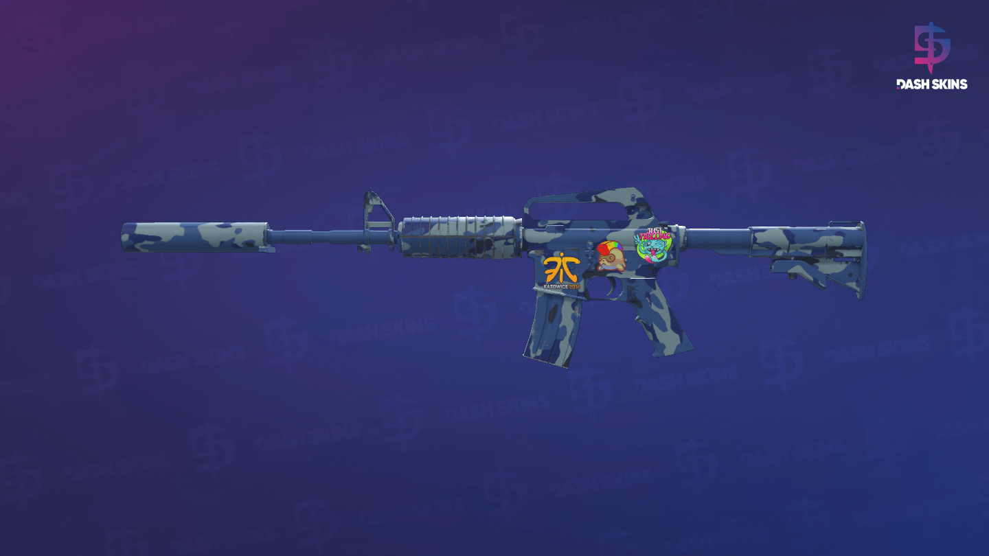 M4A1-S | Bright Water (Minimal Wear) Screenshot Playside