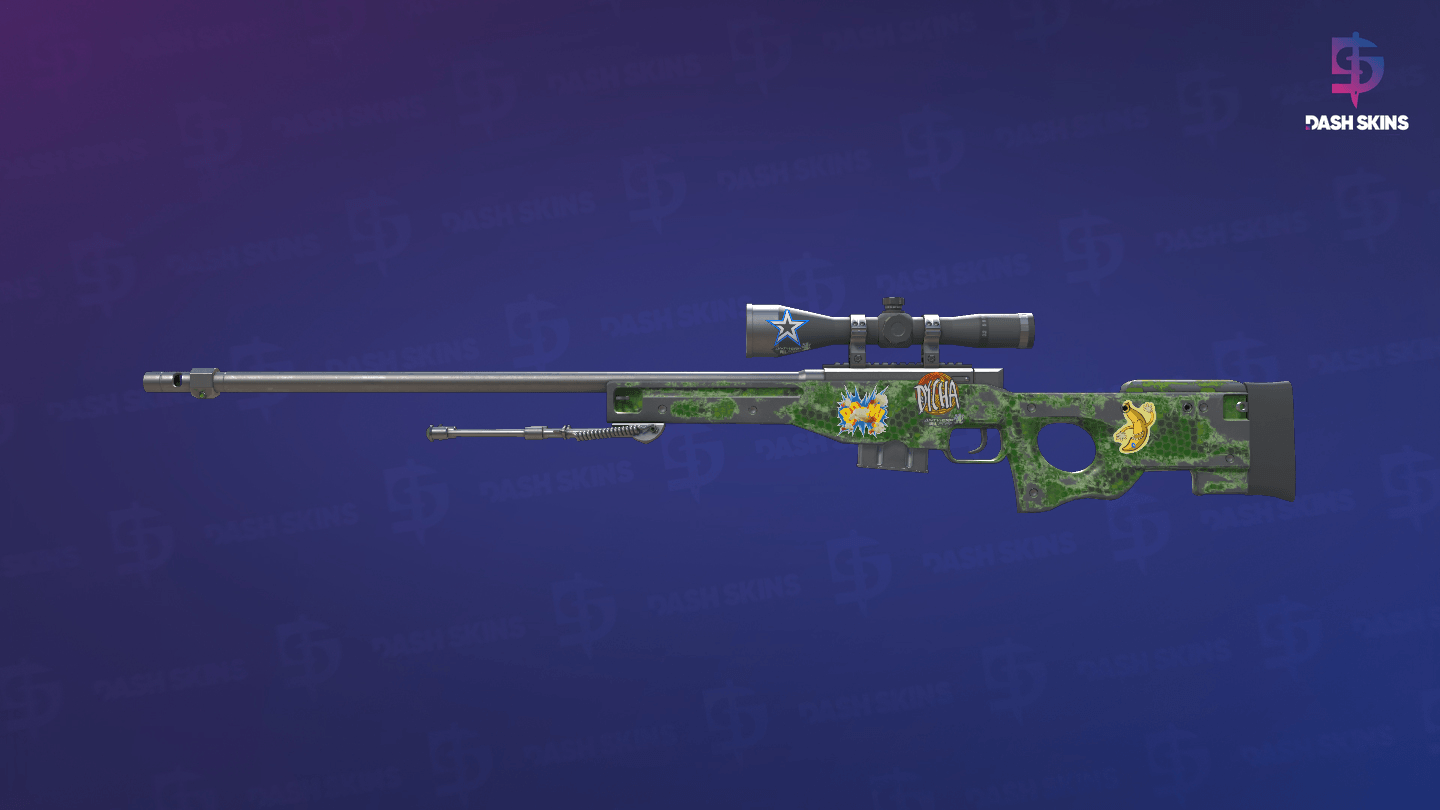 AWP | Pit Viper (Well-Worn) Screenshot Playside