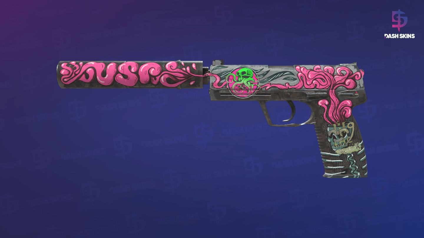 USP-S | Cortex (Well-Worn) Screenshot Playside