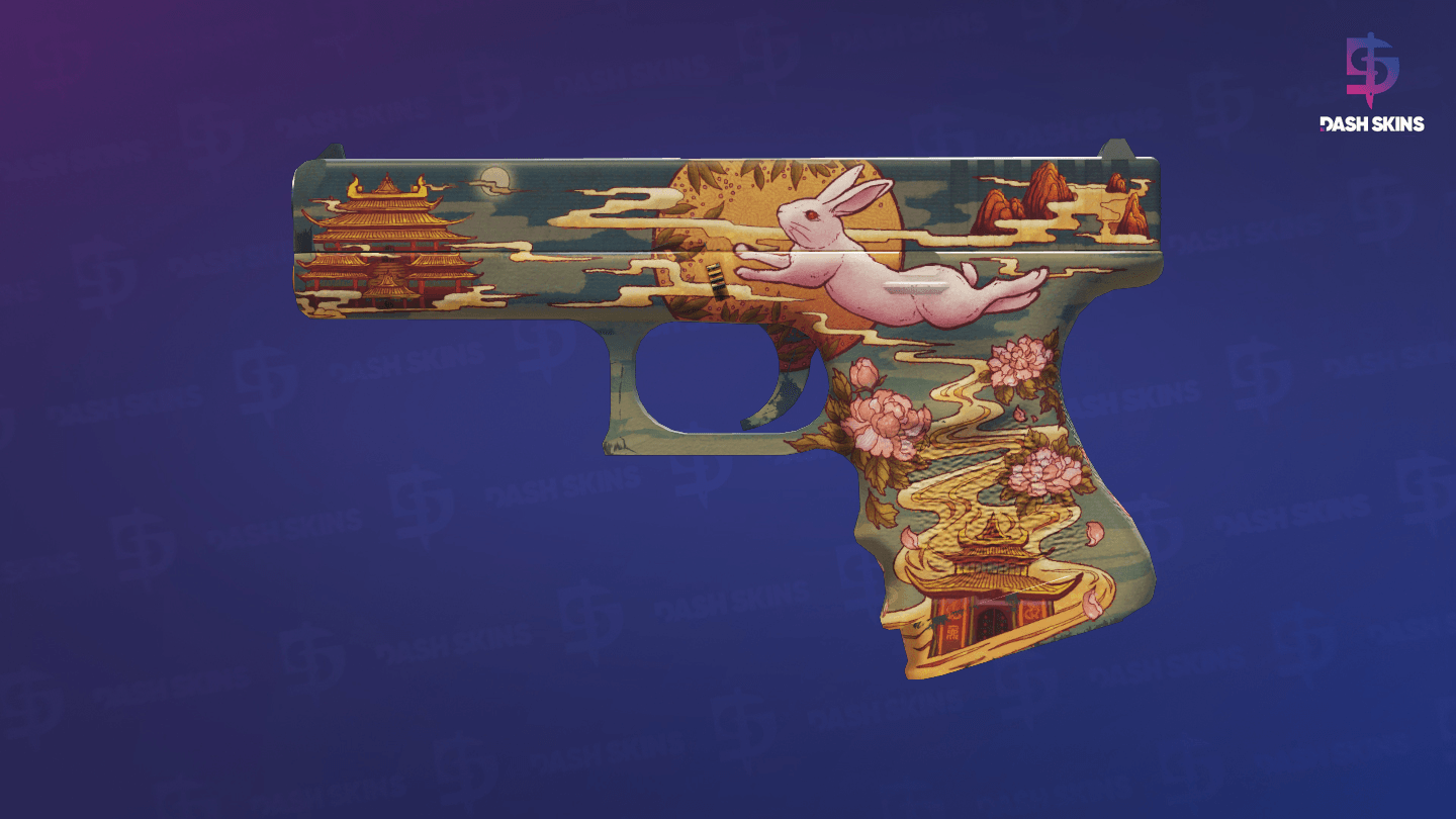 Glock-18 | Umbral Rabbit (Minimal Wear) Screenshot Playside