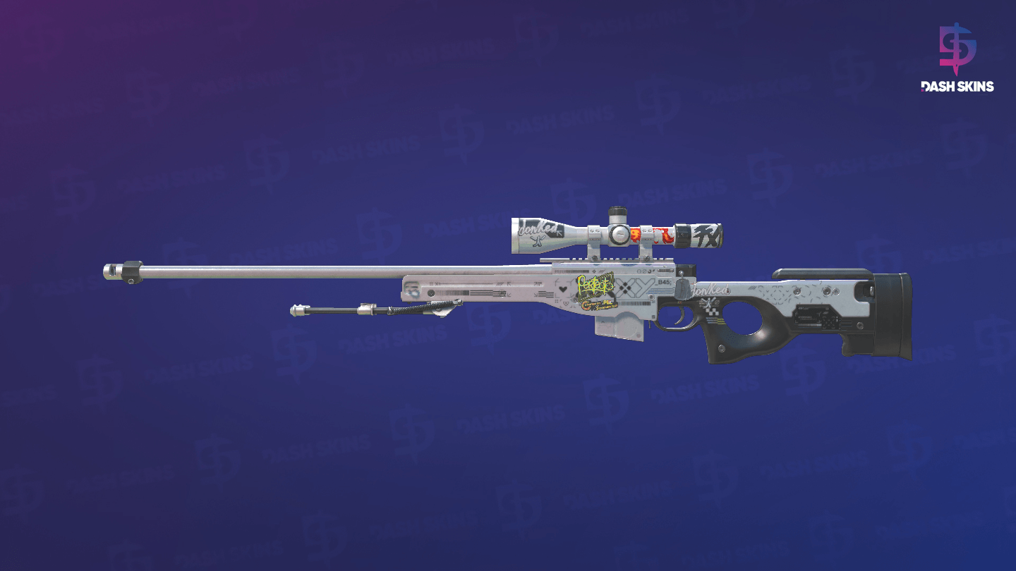 AWP | Printstream (Well-Worn) Screenshot Playside