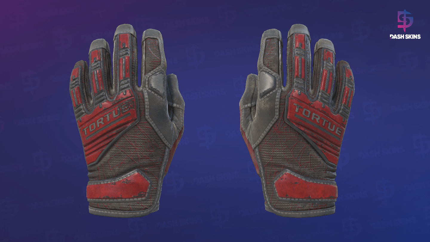 ★ Specialist Gloves | Crimson Web (Battle-Scarred) Screenshot Playside