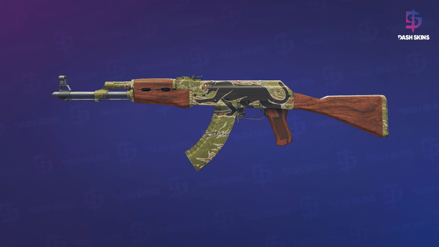 AK-47 | Jaguar (Minimal Wear) Screenshot Playside