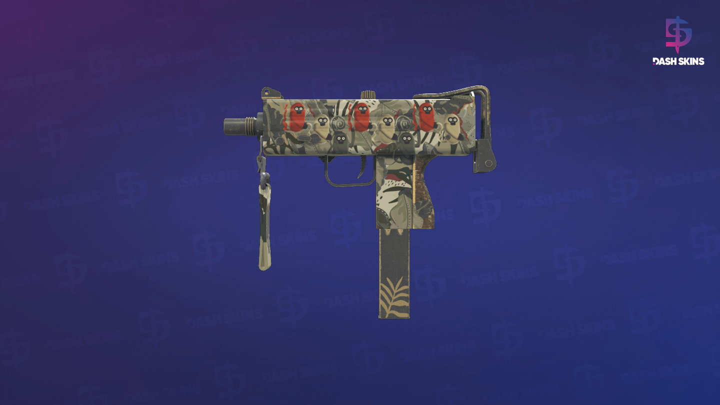 MAC-10 | Monkeyflage (Factory New) Screenshot Playside