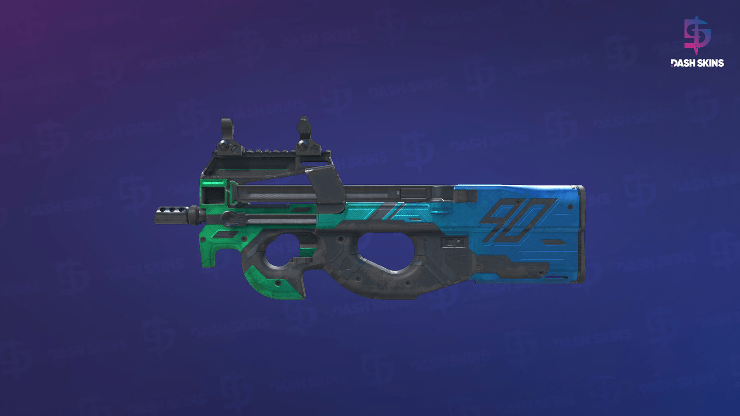 P90 | Wave Breaker (Well-Worn) Screenshot Playside