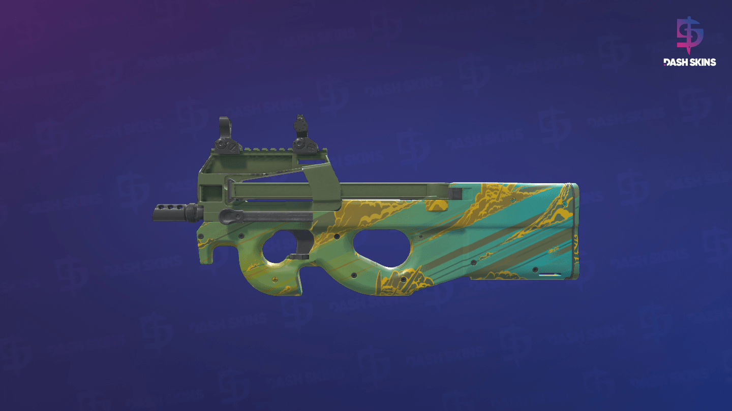 P90 | Mustard Gas (Factory New) Screenshot Playside