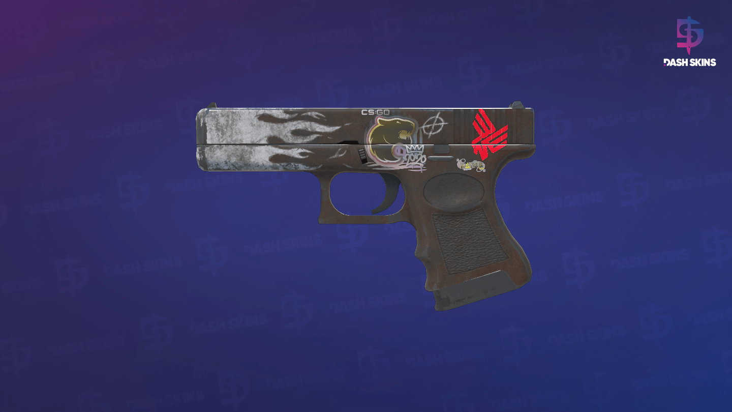 Glock-18 | Oxide Blaze (Well-Worn) Screenshot Playside