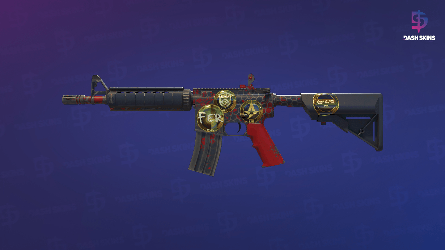 Souvenir M4A4 | Converter (Minimal Wear) Screenshot Playside