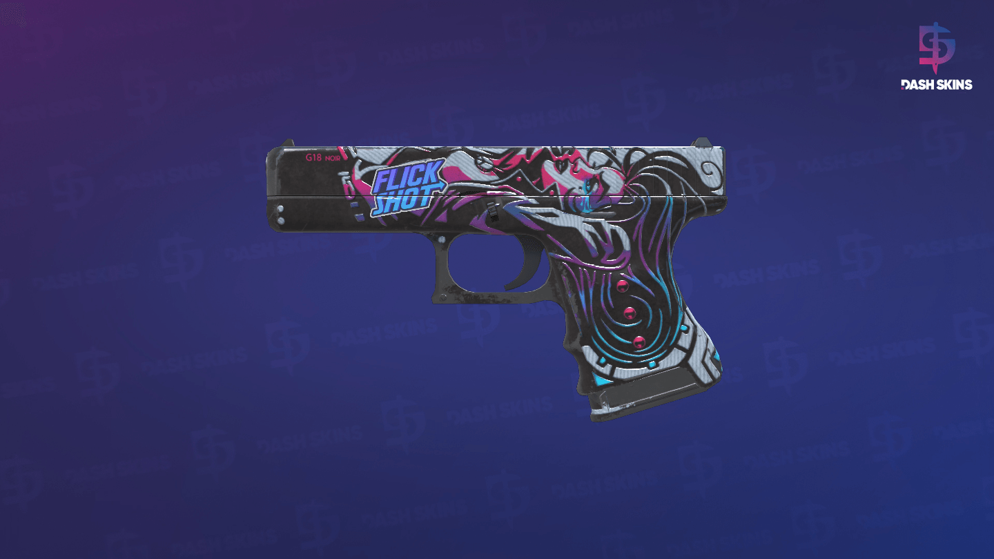 Glock-18 | Neo-Noir (Well-Worn) Screenshot Playside