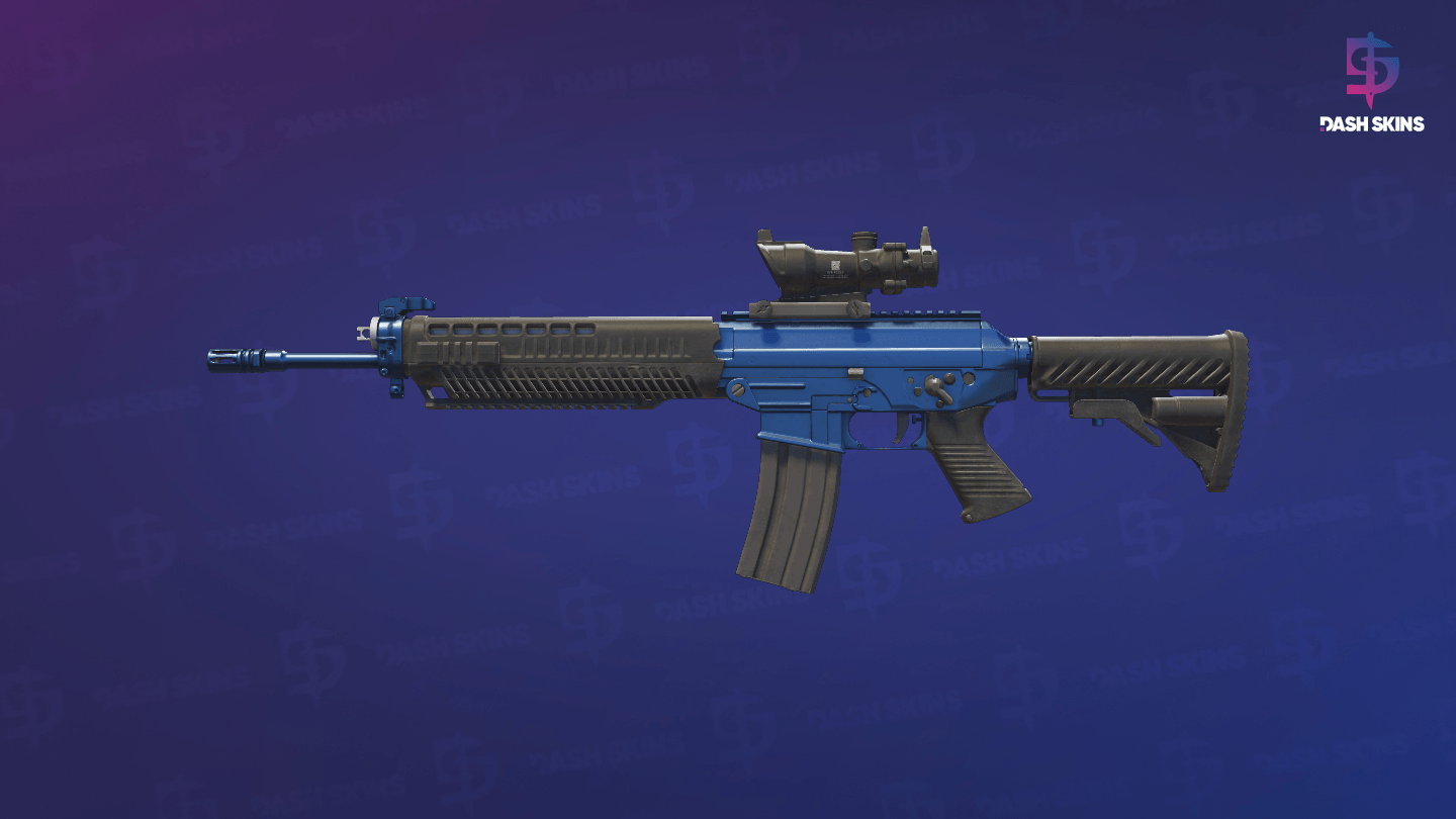 SG 553 | Anodized Navy (Factory New) Screenshot Playside