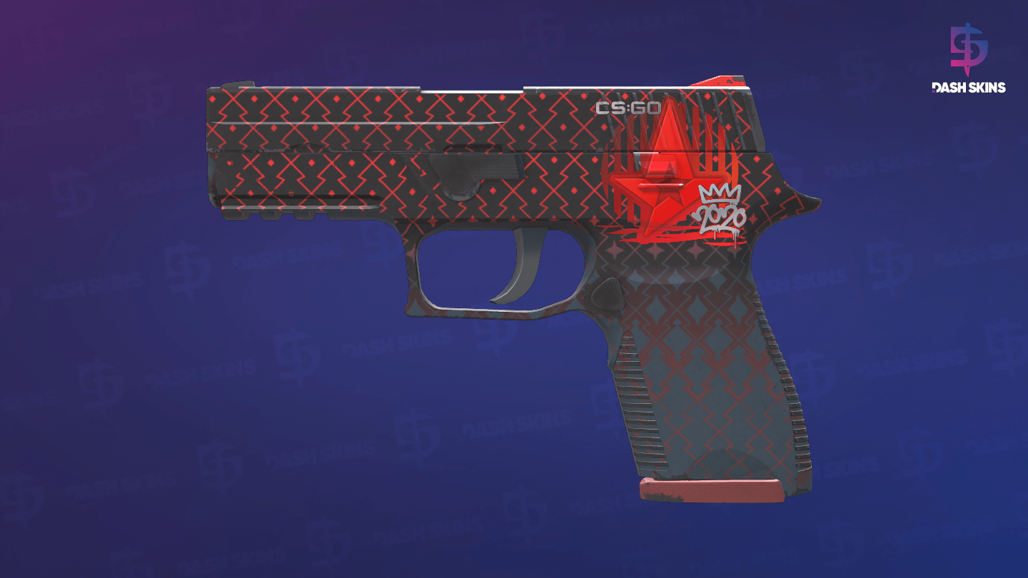 P250 | Crimson Kimono (Minimal Wear) Screenshot Playside