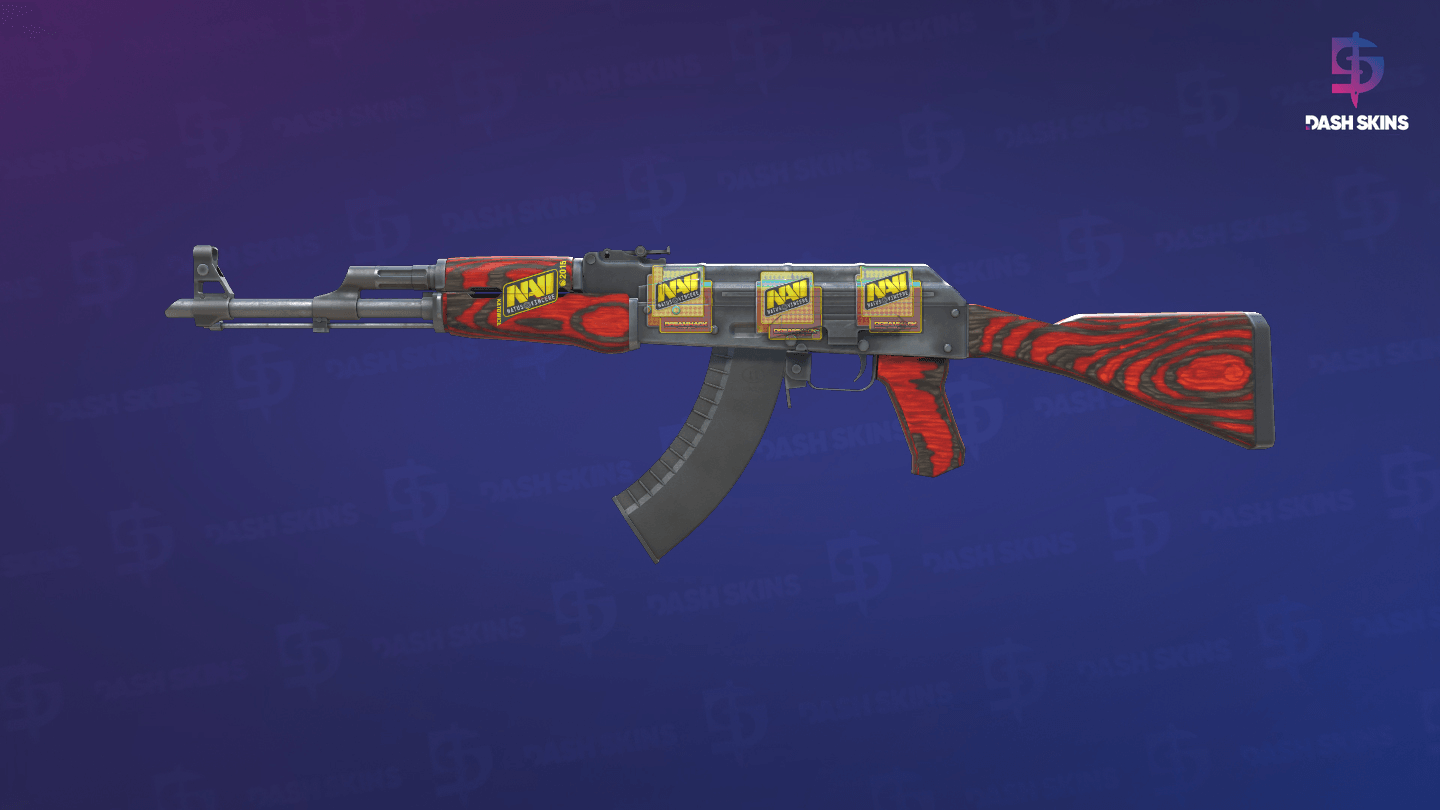 AK-47 | Red Laminate (Well-Worn) Screenshot Playside