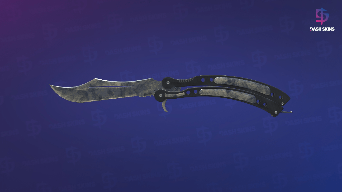★ Butterfly Knife | Stained (Battle-Scarred) Screenshot Playside