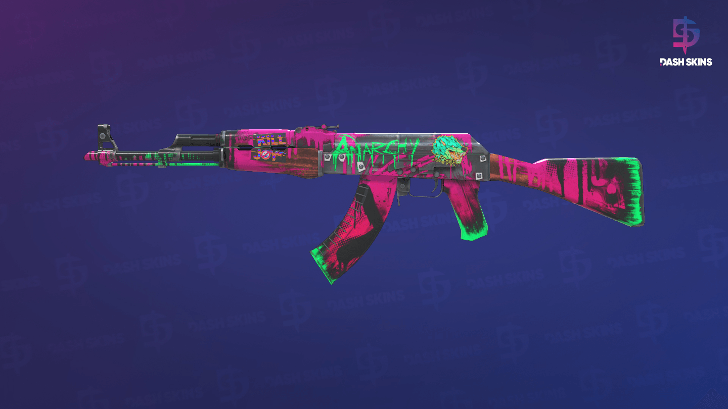 AK-47 | Neon Revolution (Field-Tested) Screenshot Playside