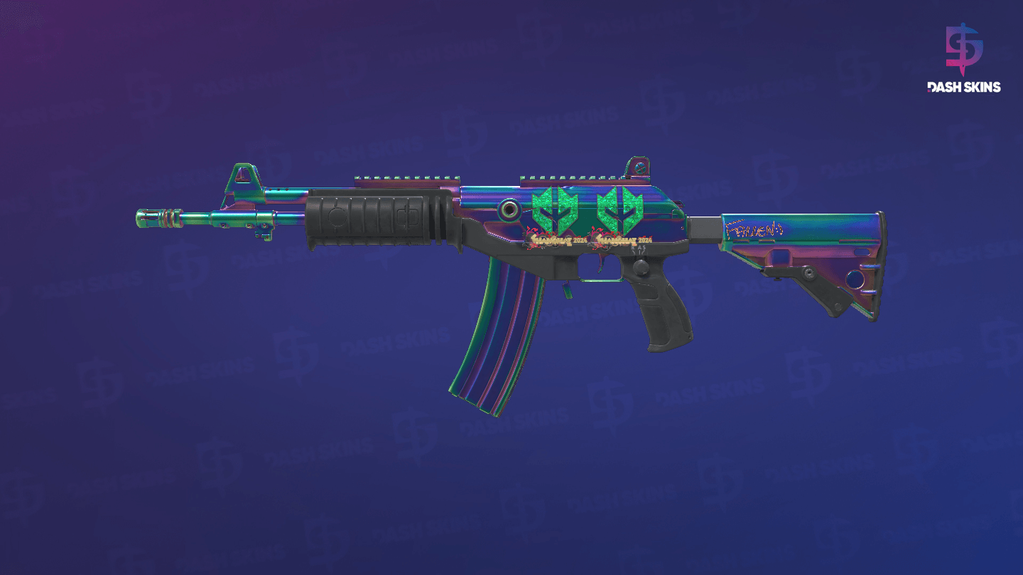 Galil AR | Rainbow Spoon (Minimal Wear) Screenshot Playside