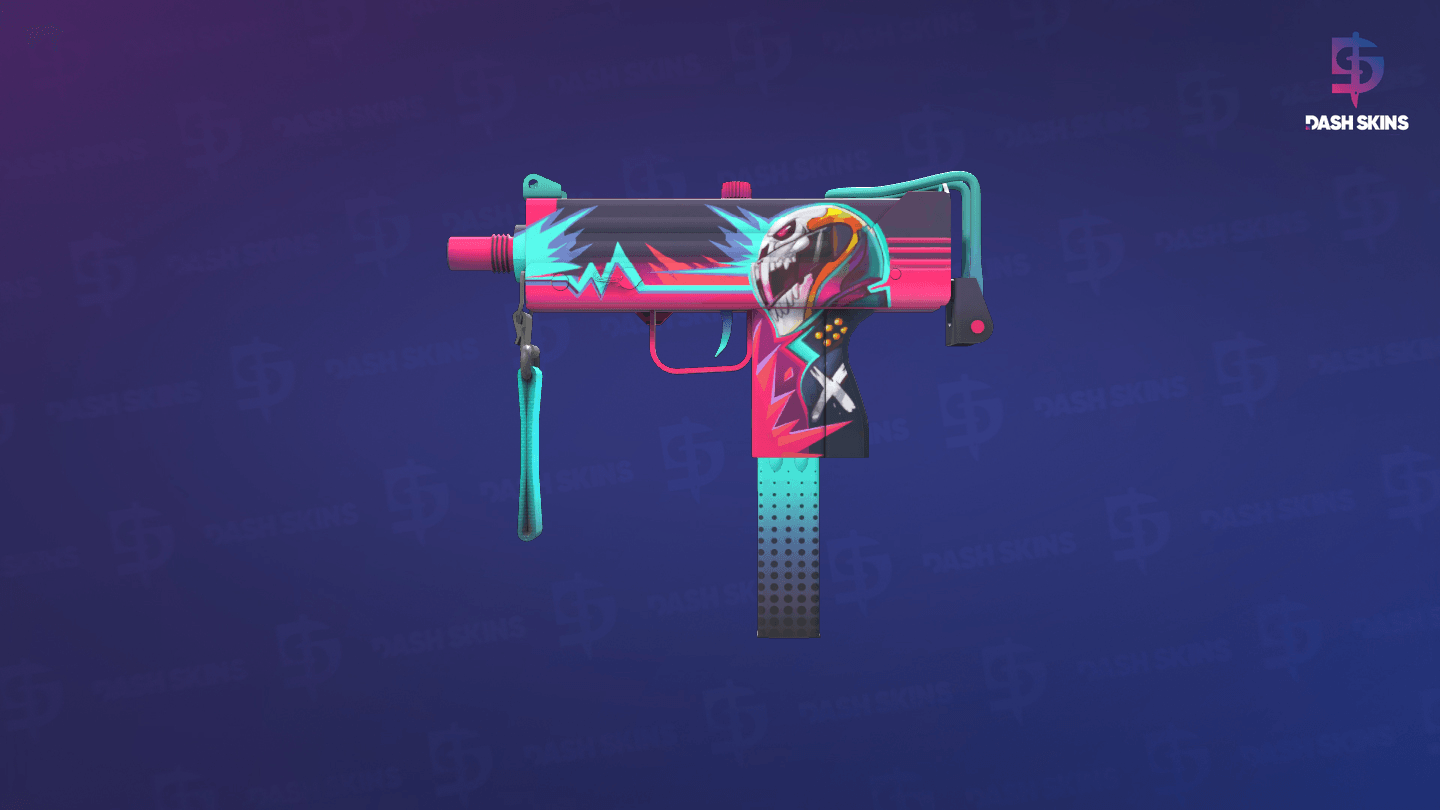 MAC-10 | Neon Rider (Factory New) Screenshot Playside