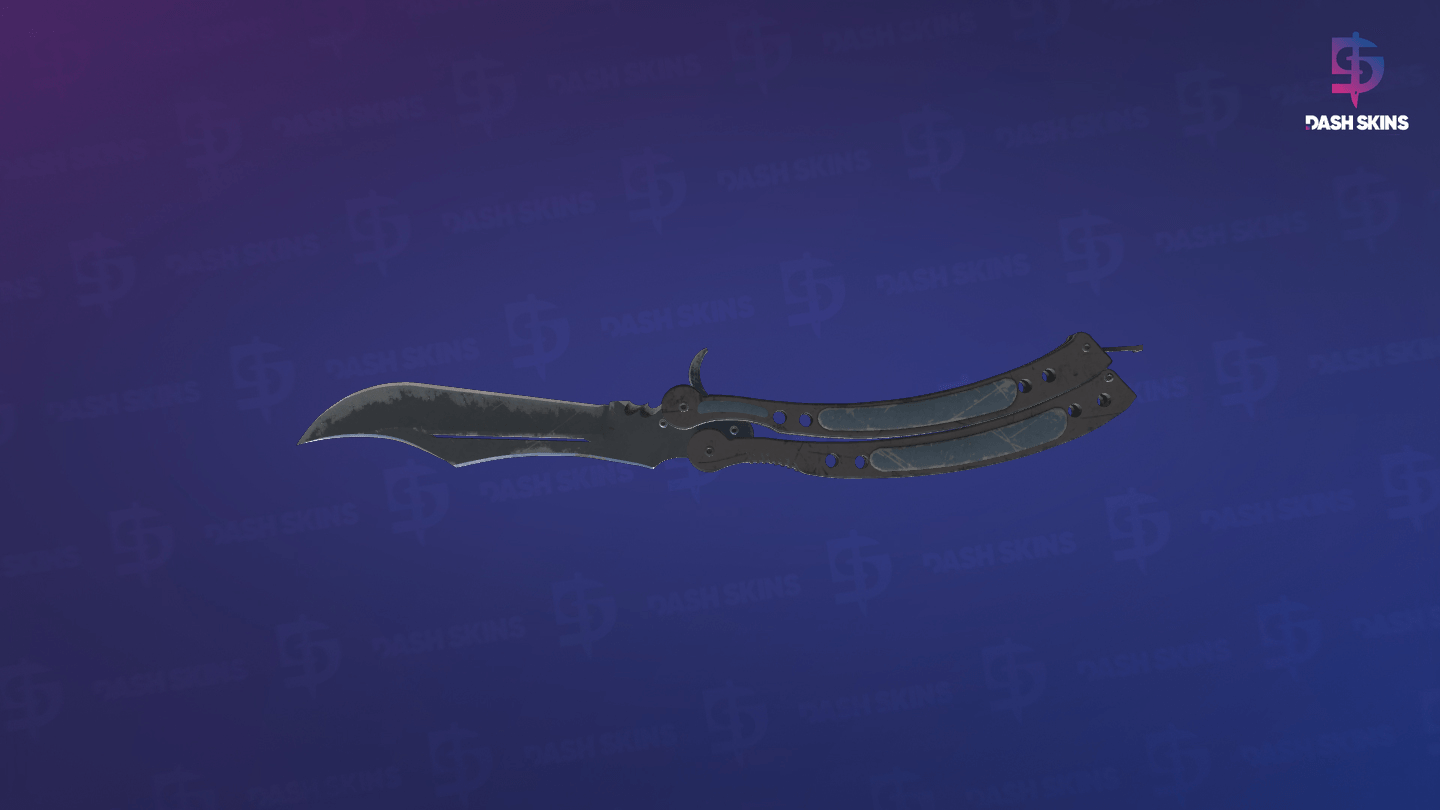 ★ Butterfly Knife | Night (Battle-Scarred) Screenshot Playside