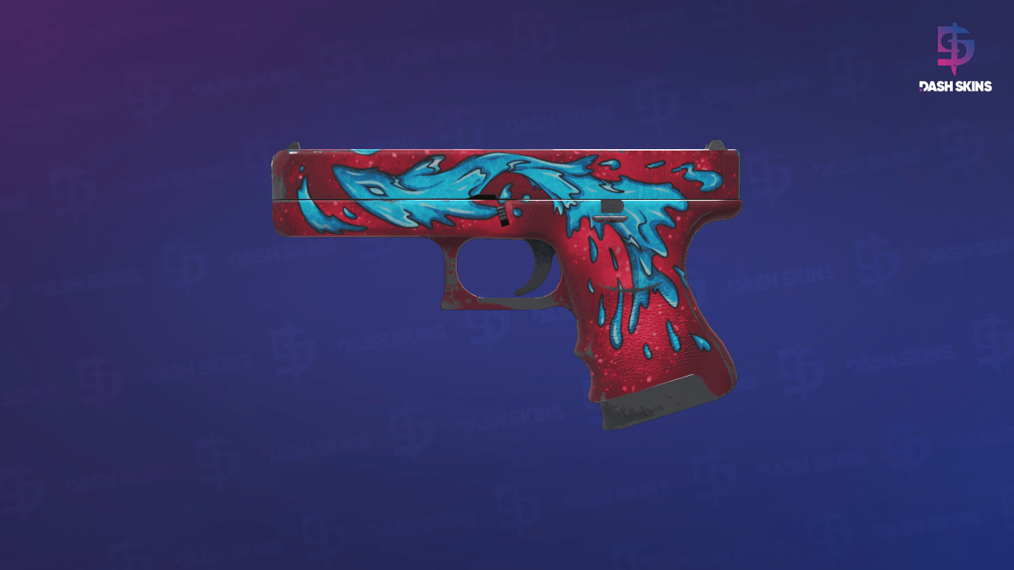 Glock-18 | Water Elemental (Field-Tested) Screenshot Playside