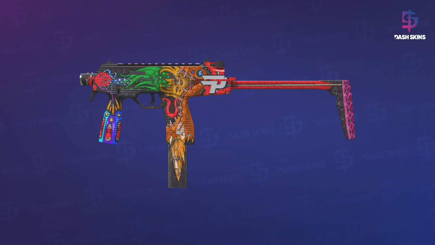 MP9 | Food Chain (Well-Worn) Screenshot Playside