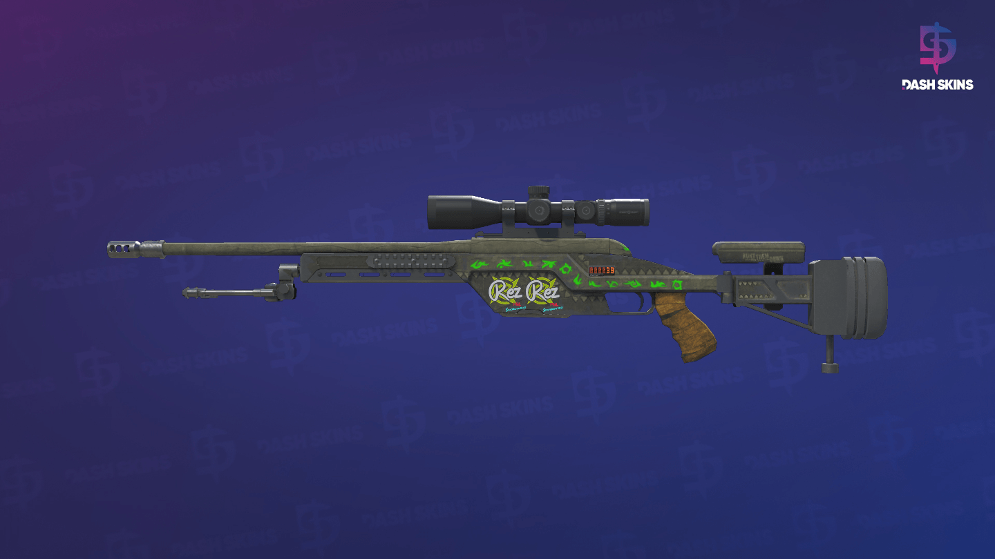 StatTrak™ SSG 08 | Necropos (Field-Tested) Screenshot Playside