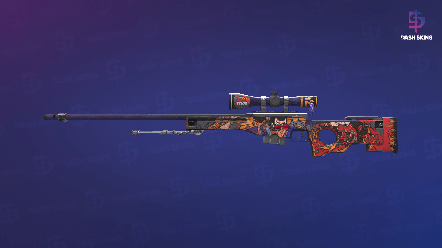 StatTrak™ AWP | Oni Taiji (Field-Tested) Screenshot Playside