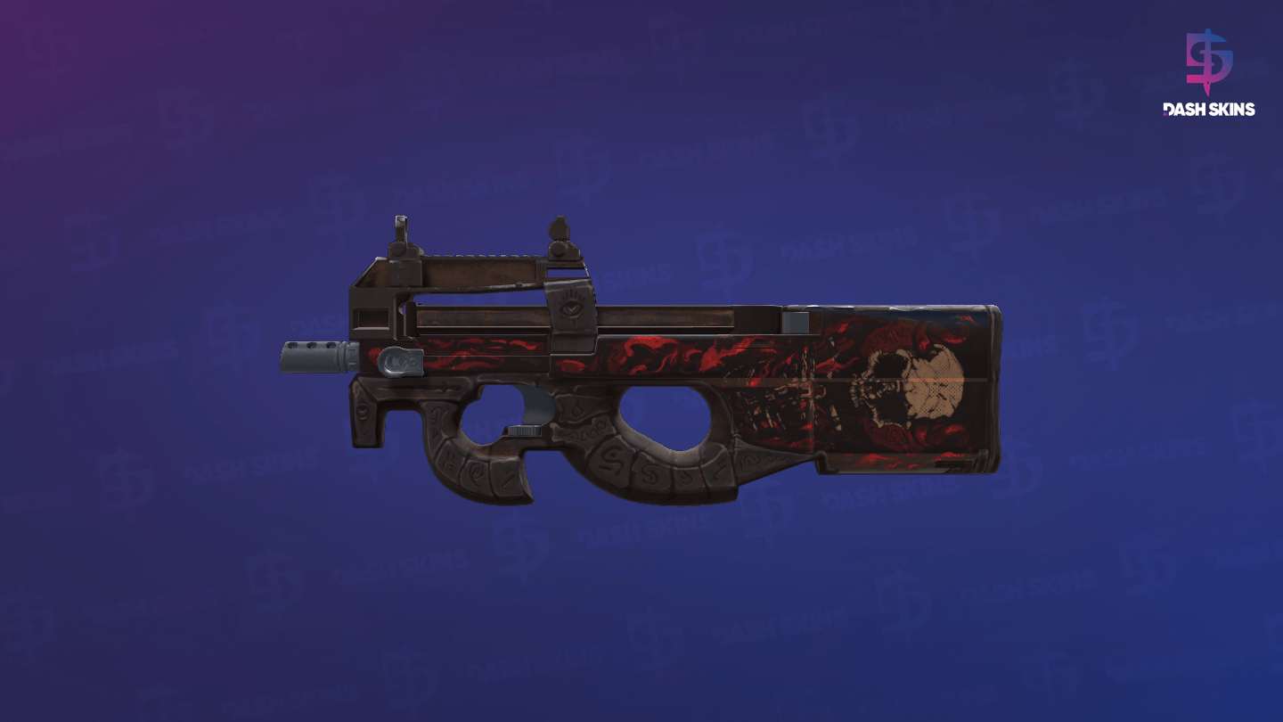P90 | Shallow Grave (Well-Worn) Screenshot Playside