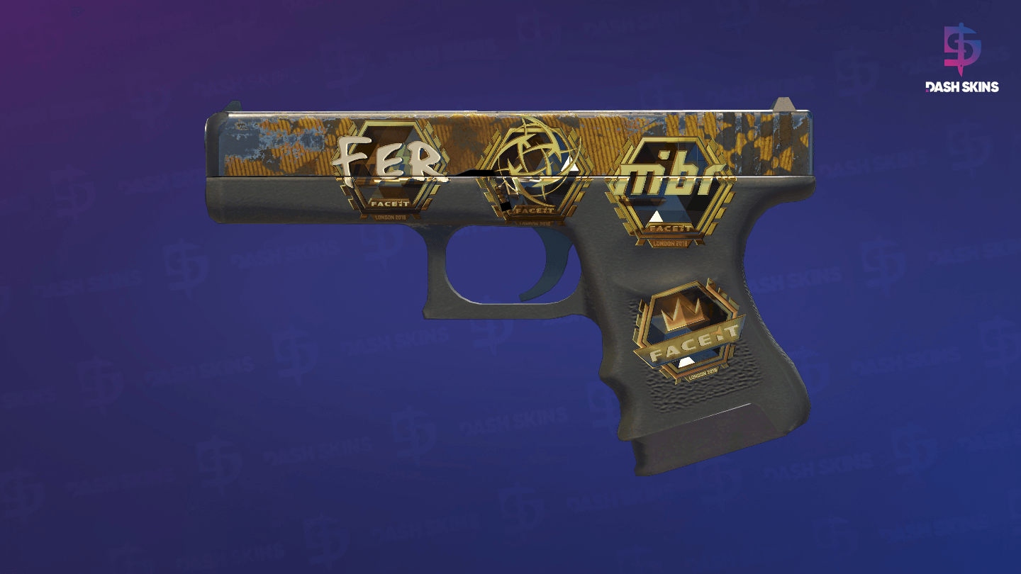 Souvenir Glock-18 | Reactor (Battle-Scarred) Screenshot Playside