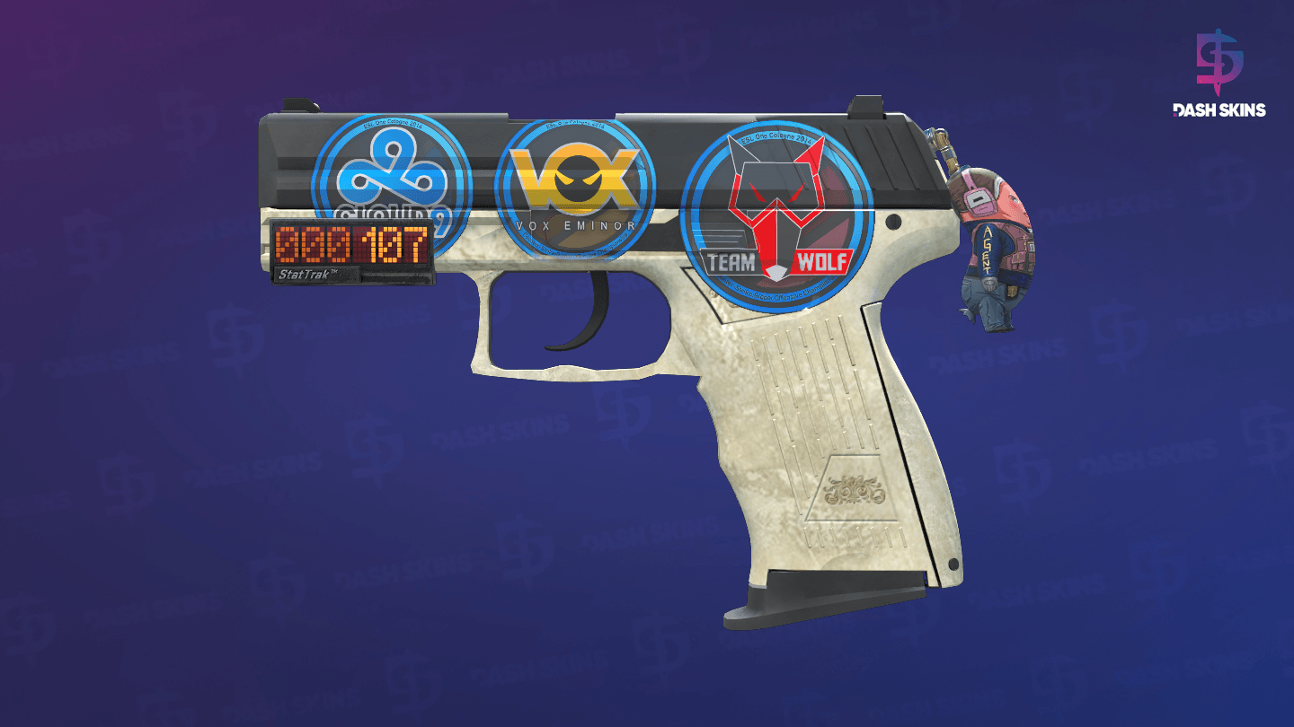 StatTrak™ P2000 | Ivory (Minimal Wear) Screenshot Playside