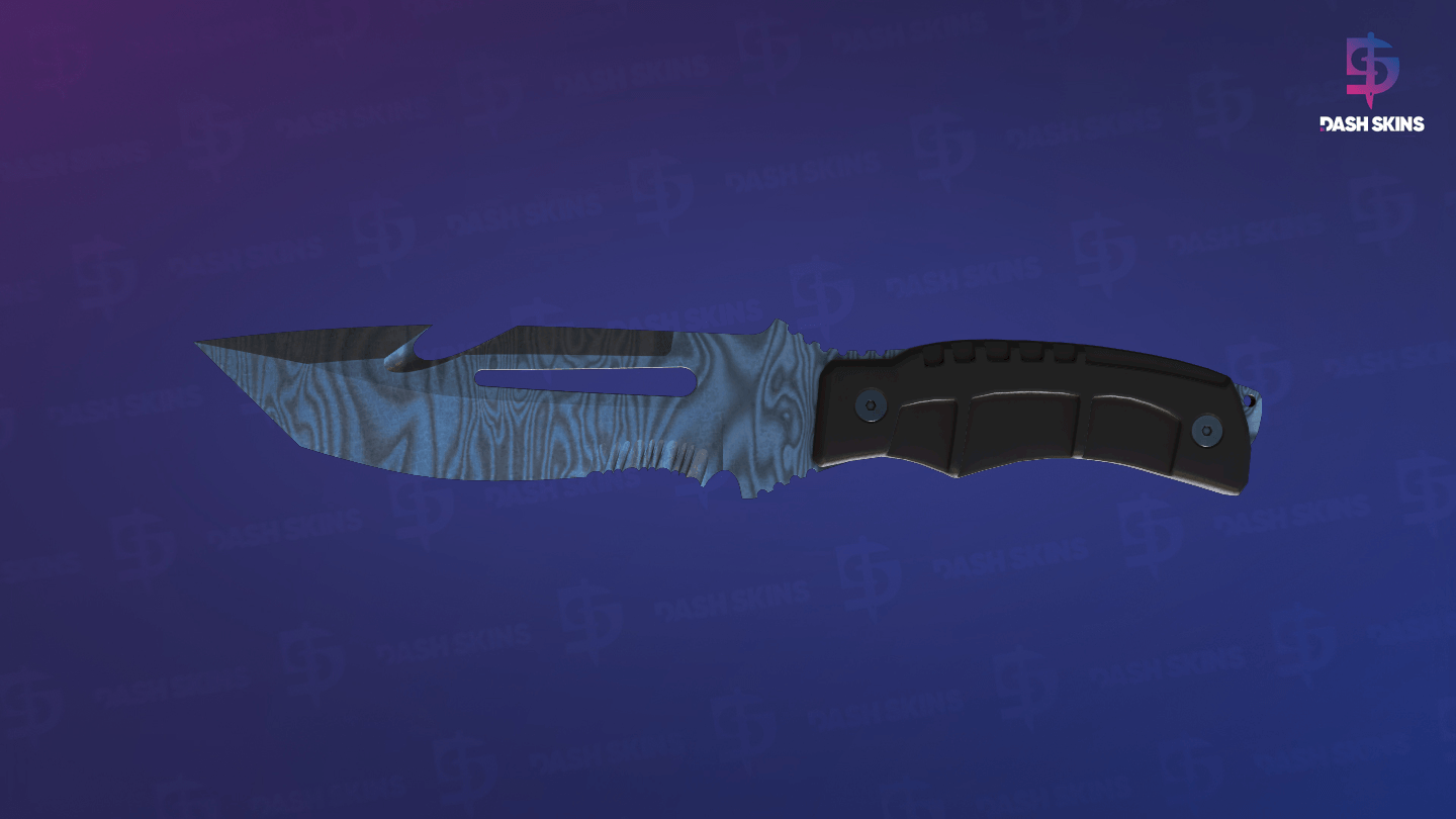 ★ Survival Knife | Damascus Steel (Field-Tested) Screenshot Playside