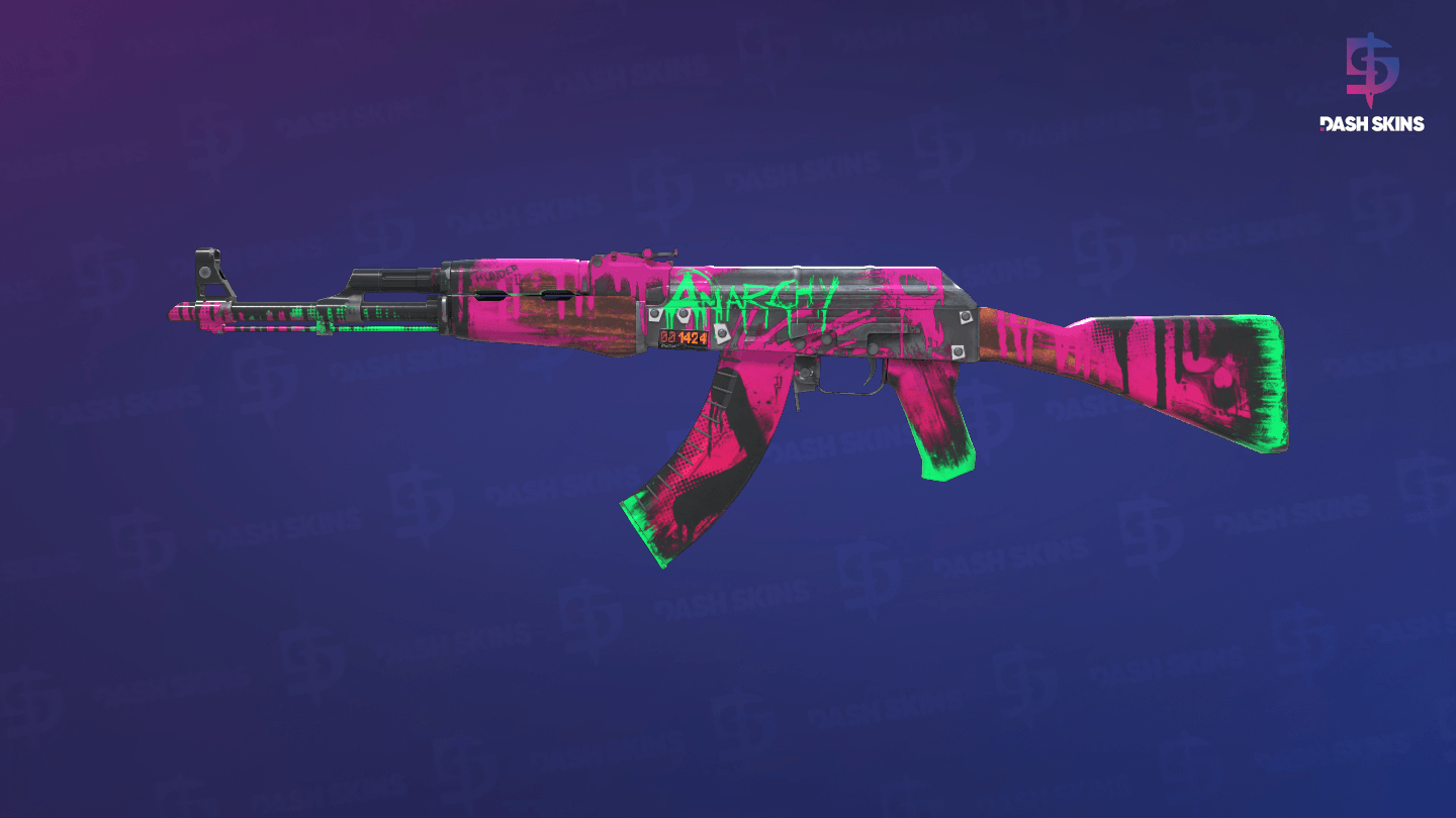 StatTrak™ AK-47 | Neon Revolution (Field-Tested) Screenshot Playside