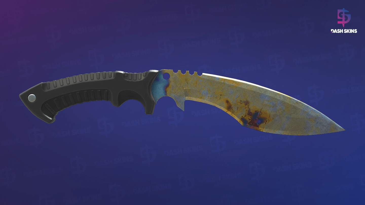 ★ Kukri Knife | Case Hardened (Well-Worn) Screenshot Playside
