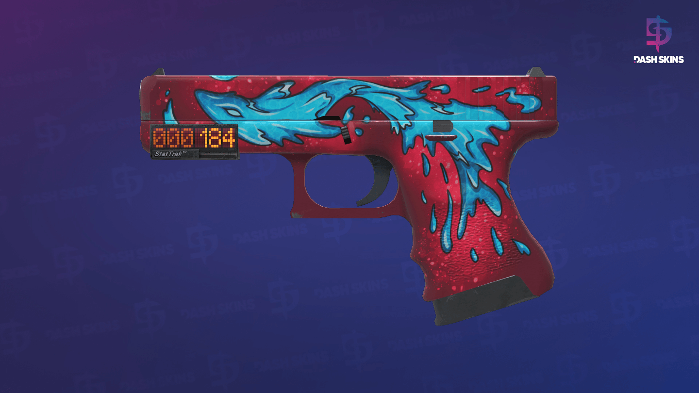 StatTrak™ Glock-18 | Water Elemental (Factory New) Screenshot Playside
